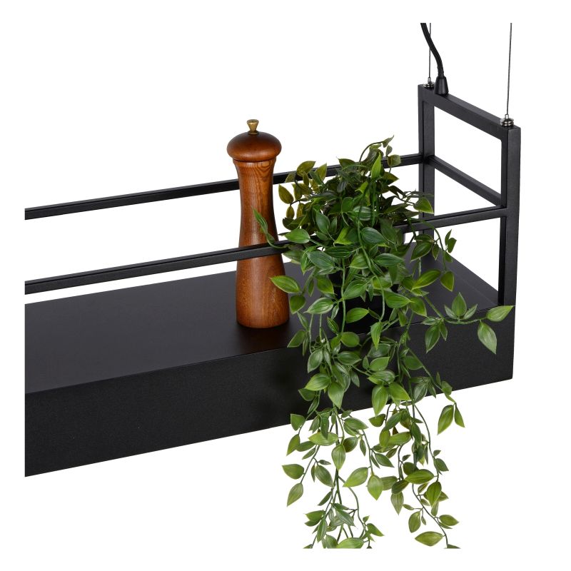 Lucide MIRAVELLE - Závesné svietidlo - 6xGU10 - Čierne